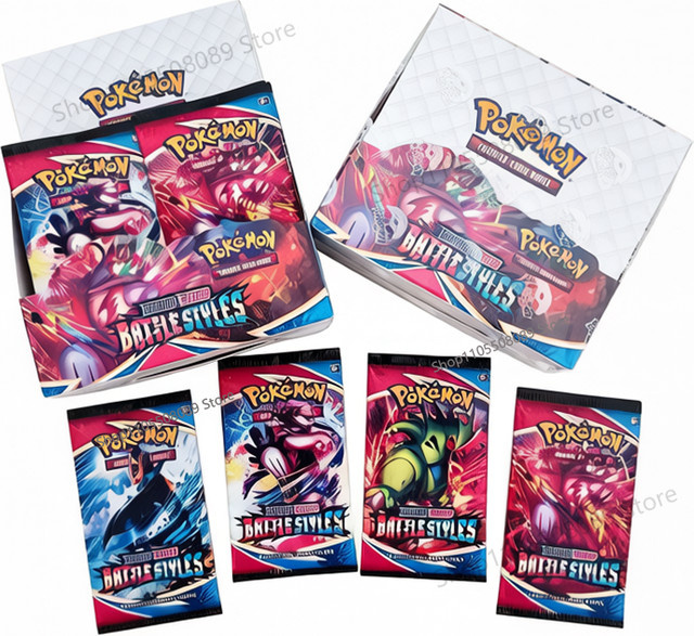 Pokémon TCG Schwert & Schild Kampfstile, Englische Booster-Box, Sammelkartenspiel - Bild 1