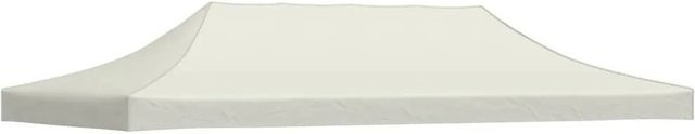 vidaXL Partyzeltdach aus PVC-beschichtetem Polyester in Beige, B/T: 6 x 3 m - Bild 1