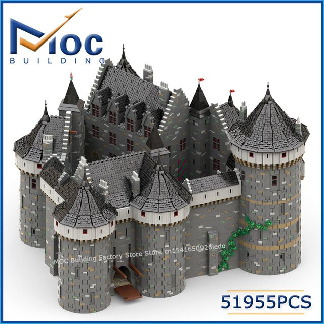MOCBUILDING Schloss Gatehouse Tower Große Halle, Bausteine, Fantasy - Bild 1