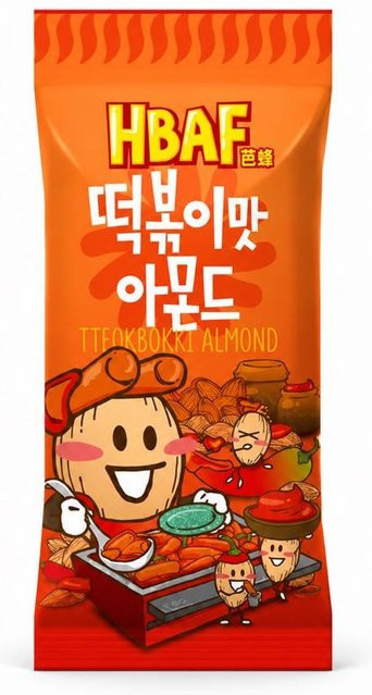 HBAF Tteokbokki Mandeln scharf 30 g - Bild 1
