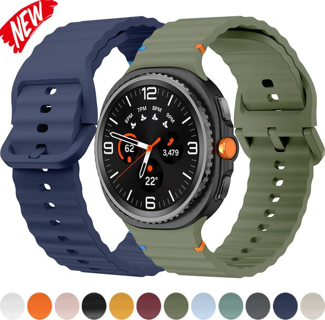 CAOWTAN Uhrenarmband Silikon, Samsung Galaxy Watch 8 Classic, Unisex - Bild 1