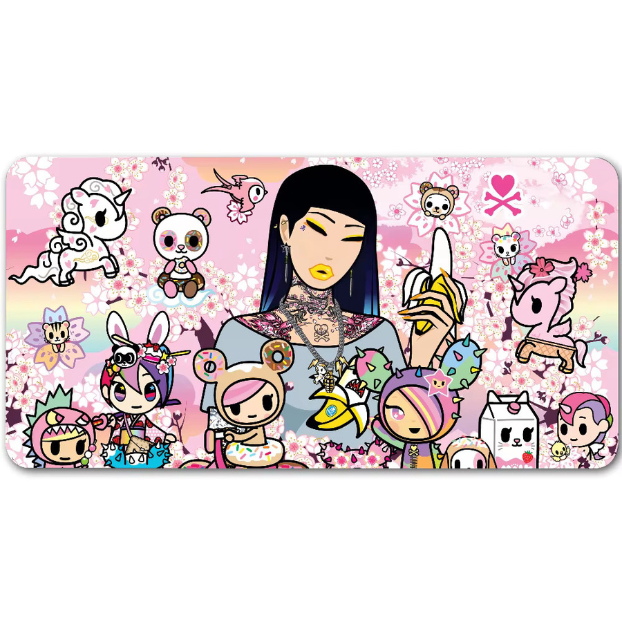 Tokidoki Mauspad Multicolor rutschfeste Gamer-Schreibtischunterlage aus Gummi für Laptop und Büro - Bild 7