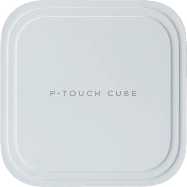 Brother P-Touch Cube Pro PT-P910BT Etikettendrucker mit Bluetooth und USB in Weiß - Bild 1