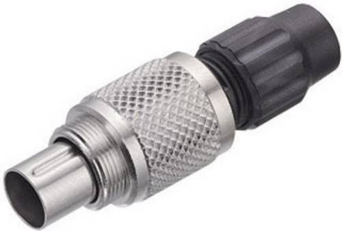 Binder Rundsteckverbinder Serie 711 Rundstecker 99-0079-102-04 gerade, 4-polig, silber - Bild 1