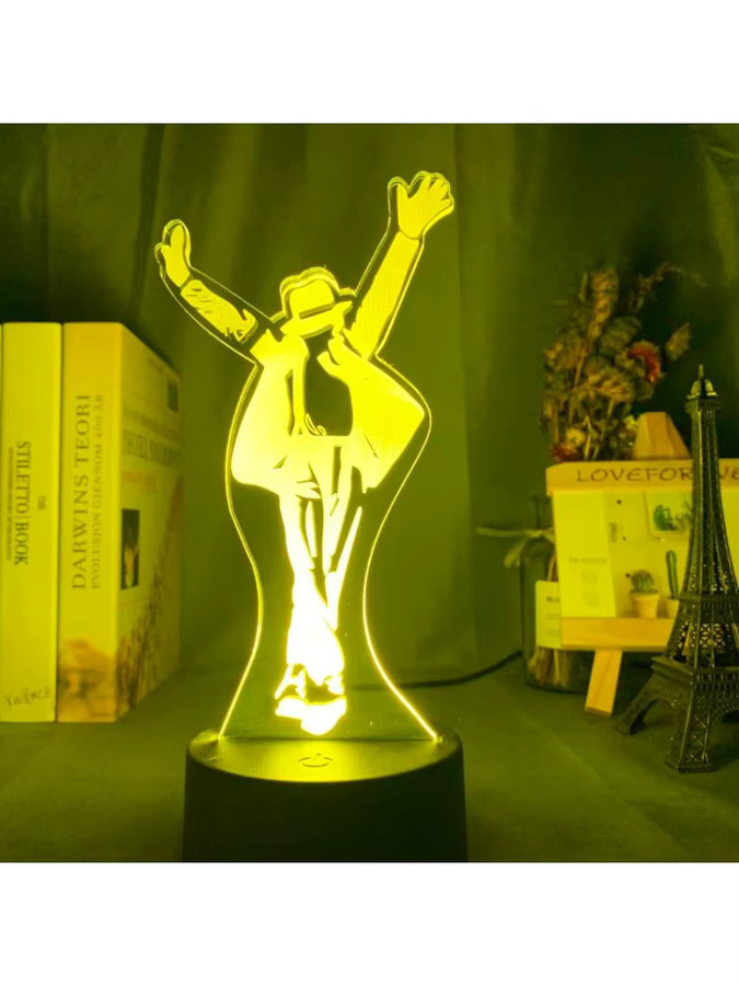 Bandai Michael Jackson Charaktermodell, Nachtlicht, 16-Farben - Bild 3