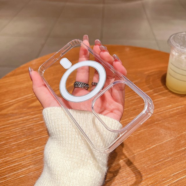 Transparente Kristall-Magnetische Handyhülle für Xiaomi Mi 15T Pro und 15T mit MagSafe-Kompatibilität und stoßfestem Acryl-Design - Bild 1