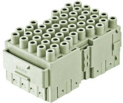 Harting Monoblock Crimp Einsatz aus Kunststoff in Grau 11056483101 - Bild 1