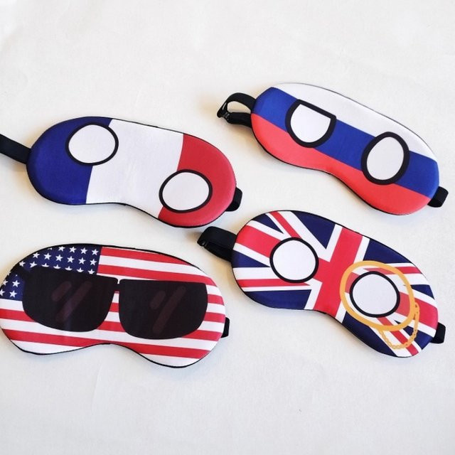 Tomoontoy Countryballs Maske schlafende weiche Plüschpuppe, Bunt / Mehrfarbig - Bild 1