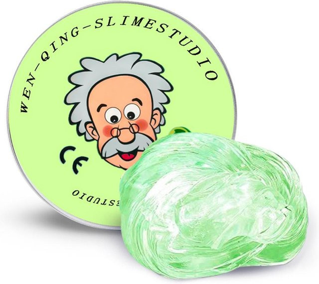 Labor-Knete Kristallklar Glas, Sensorisches Hüpfspielzeug mit Dose - Bild 1