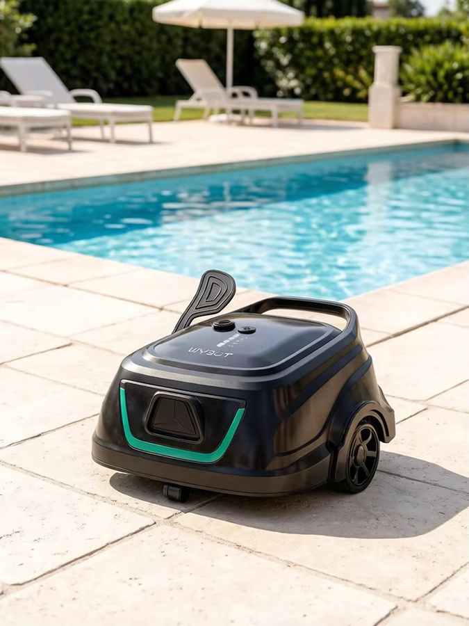 WYBOT Kabelloser Pool-Roboter-Staubsauger in Schwarz mit intelligenter Wegplanung und zweischichtiger Filtration - Bild 6