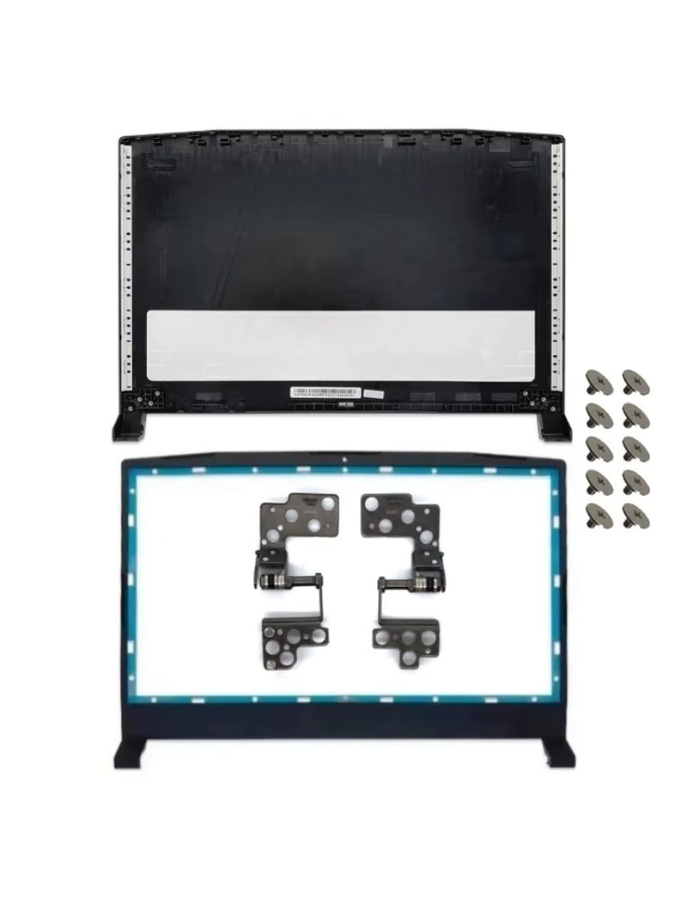 MSI Katana GF66 11UE 11UG Laptop Gehäuse Set in Schwarz inklusive LCD Back Cover, Frontlünette, Scharniere und Topcase - Bild 4