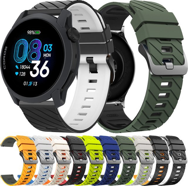 COROS Uhrenarmband Silikon, 22 mm, Unisex - Bild 1