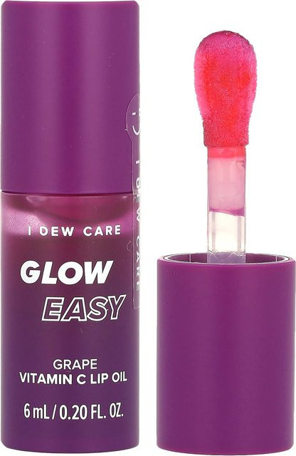 I Dew Care Glow Easy Vitamin C Lippenöl, Traube, 6 ml, pink - Bild 1