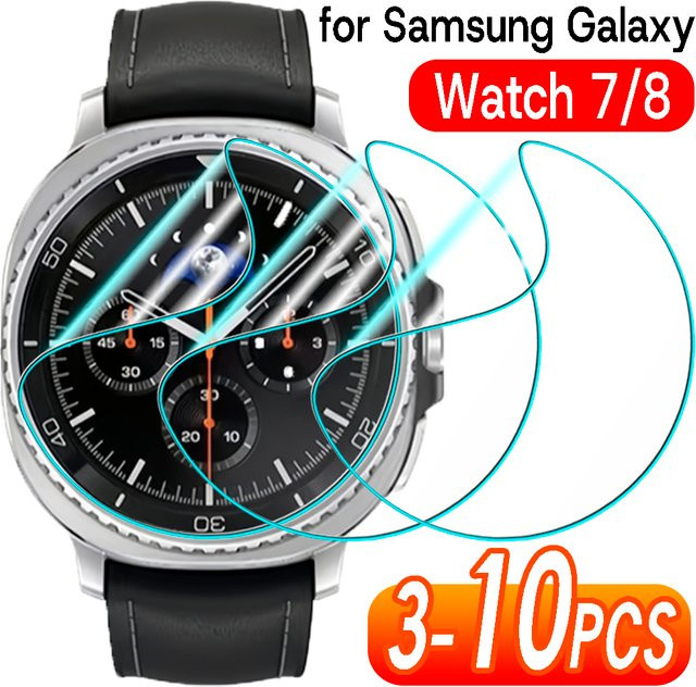 Samsung Galaxy Watch 8, 7, Classic und Ultra Hydrogelfolie Displayschutzfolie transparent (3–10 Stück) - Bild 1