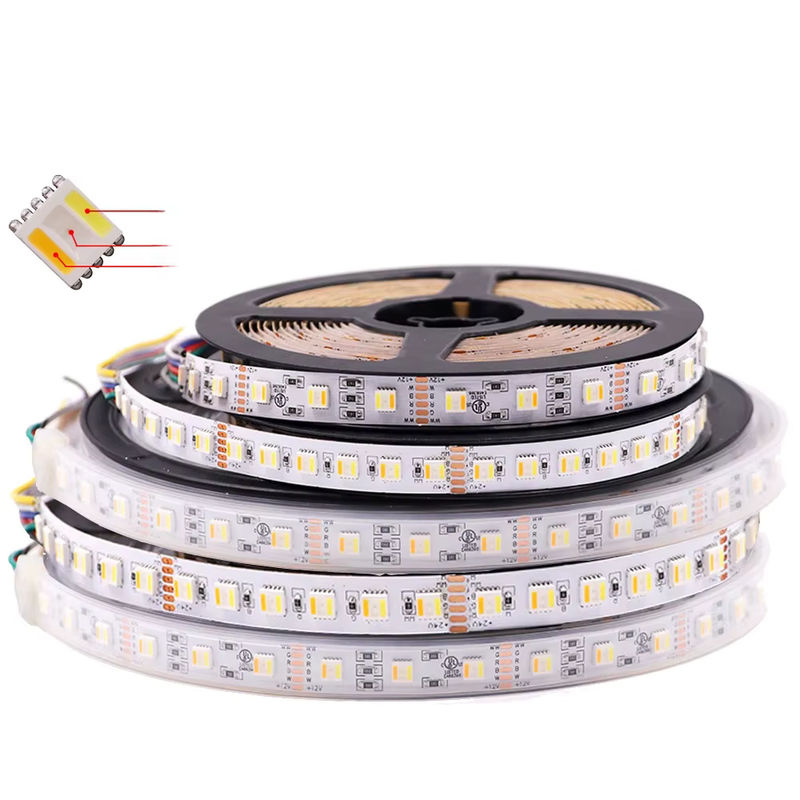 Teopek RGBCCT LED-Streifen RGBWW 5 in 1 Chip 5050 SMD, 5m Länge, wasserdicht und schneidbar, Multicolor - Bild 4