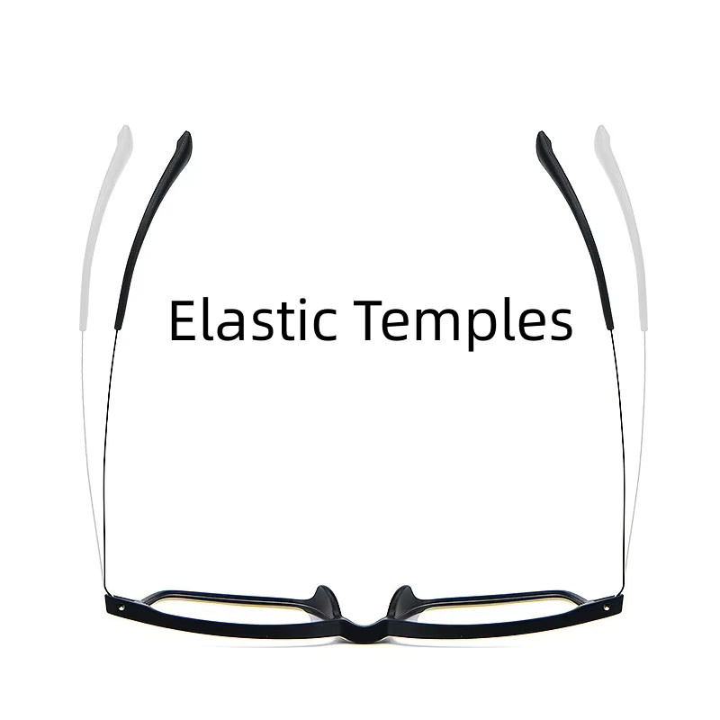 KOCOLIOR Lesebrille, Titan, square, schwarz, Herren - Bild 1