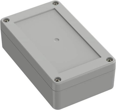 TRU COMPONENTS Universal-Gehäuse TC-10860696 aus Polycarbonat in Lichtgrau, B/T/H: 12,5 x 7,5 x 3,72 cm - Bild 1