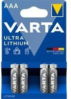 Varta Ultra Lithium AAA Micro Batterien, 1,5 V, 1100 mAh, 4 Stück - Bild 1