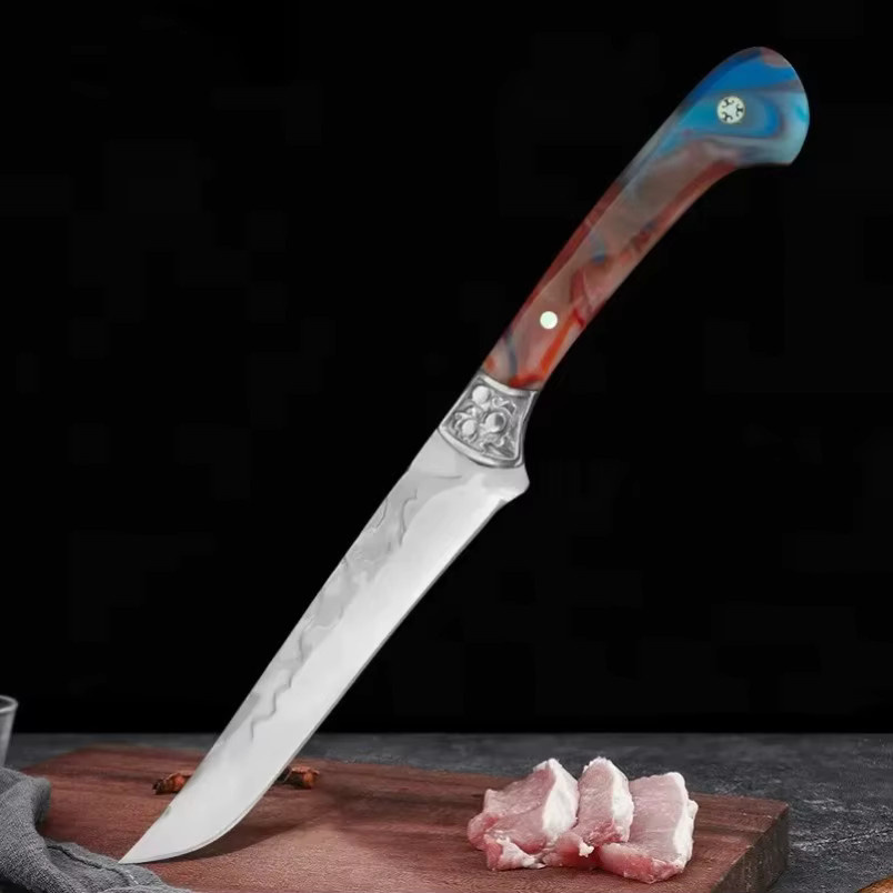 GuanQi Profi Ausbeinemesser aus geschmiedetem Edelstahl mit Harz-Griff für Fleisch, Obst und Gemüse - Bild 4