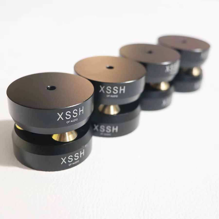 ZUIDID Audiophile Lautsprecher Spikes Set aus Messing und Aluminiumlegierung, 4 Stück, Gold oder Schwarz - Bild 3