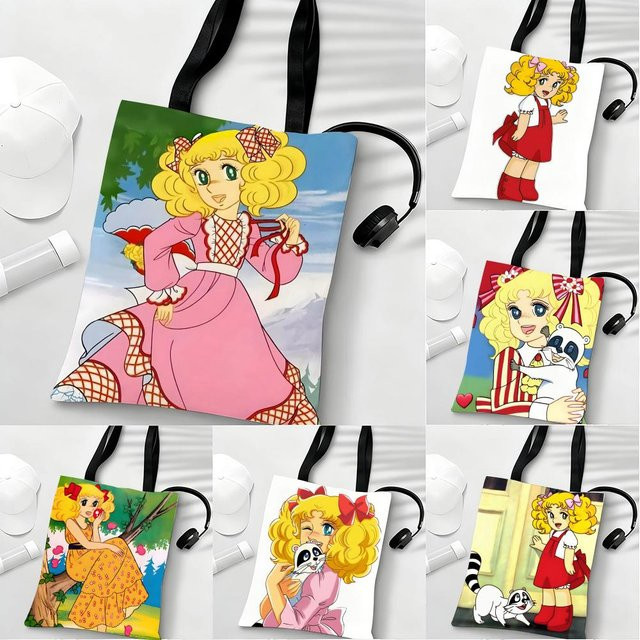 Candy Canvas Umhängetasche in Schwarz und Multicolour, B/H/T: 30,0 x 35,0 x 30,0 cm - Bild 1