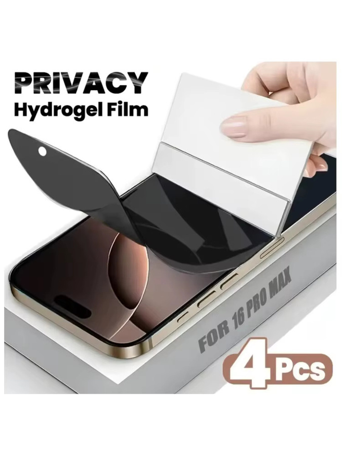 4er-Pack Anti-Spy Hydrogel Displayschutz für Samsung Galaxy A56 5G A36 A26 A25 A16 A15 A05 A05S A54 A24 A35 mit voller Abdeckung - Bild 4