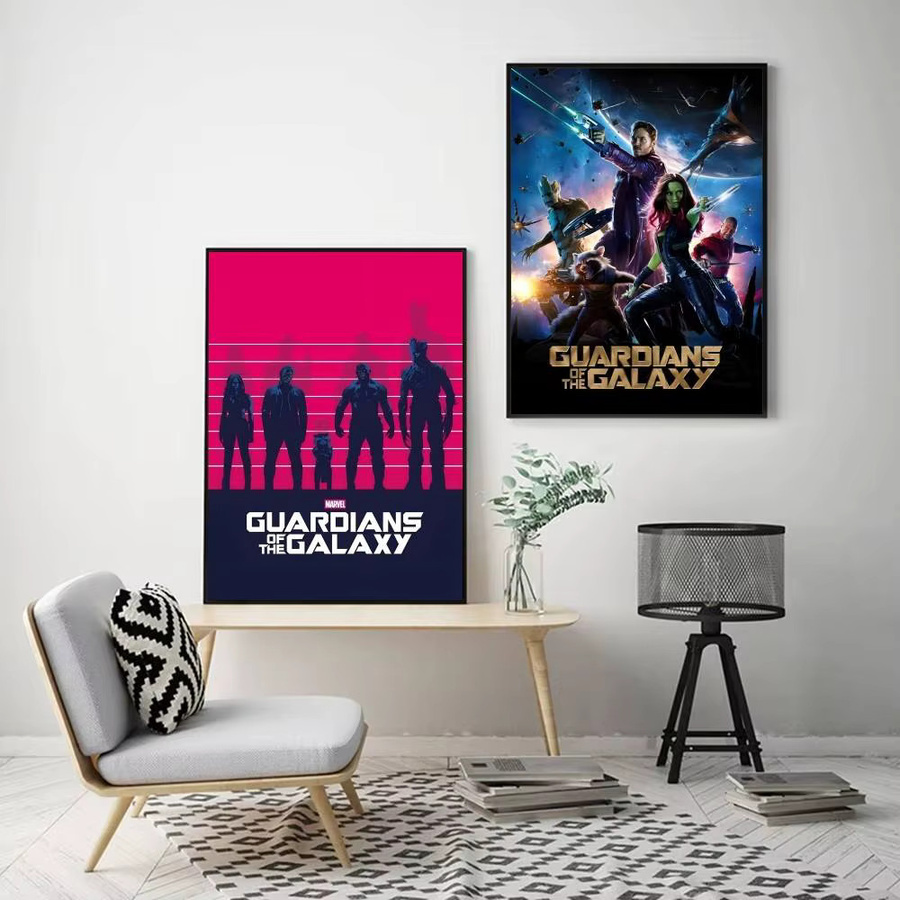 Klassischer Guardians of the Galaxy Wandaufkleber aus Papier, Mehrfarbig, B/H: 15,0 x 15,0 cm - Bild 4