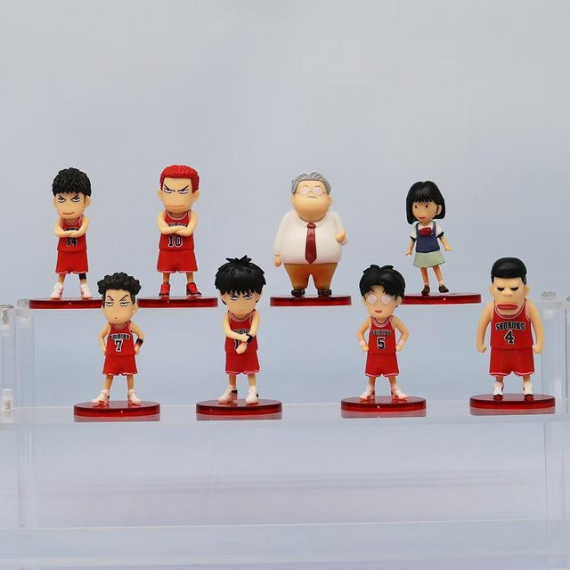 Fashnics Slam Dunk Anime Figuren 8-teiliges Set - Bild 1