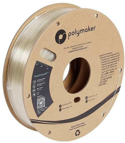 Polymaker PolySmooth PVB Filament polierbar 1.75mm Transparent 750g - Bild 1