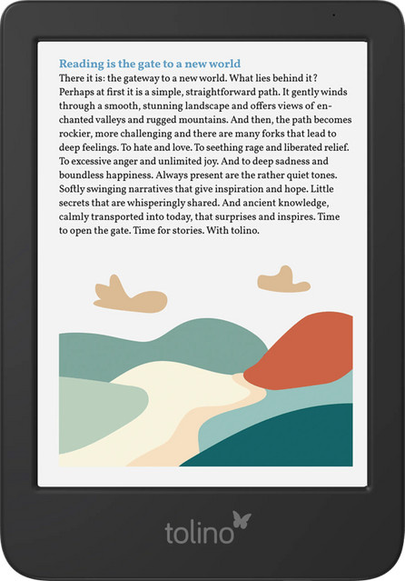 Tolino Shine Color E-Reader in Black mit E-Ink Display - Bild 1