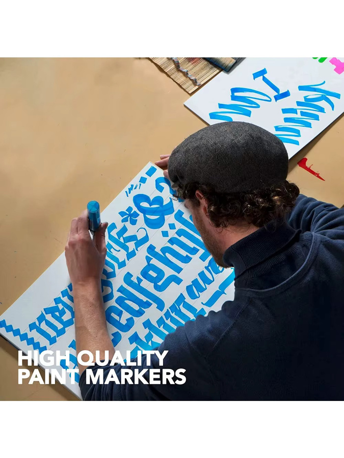 POP Nachfüllbarer Permanent Marker in Rot für Graffiti, Manga und Kunst - Bild 7