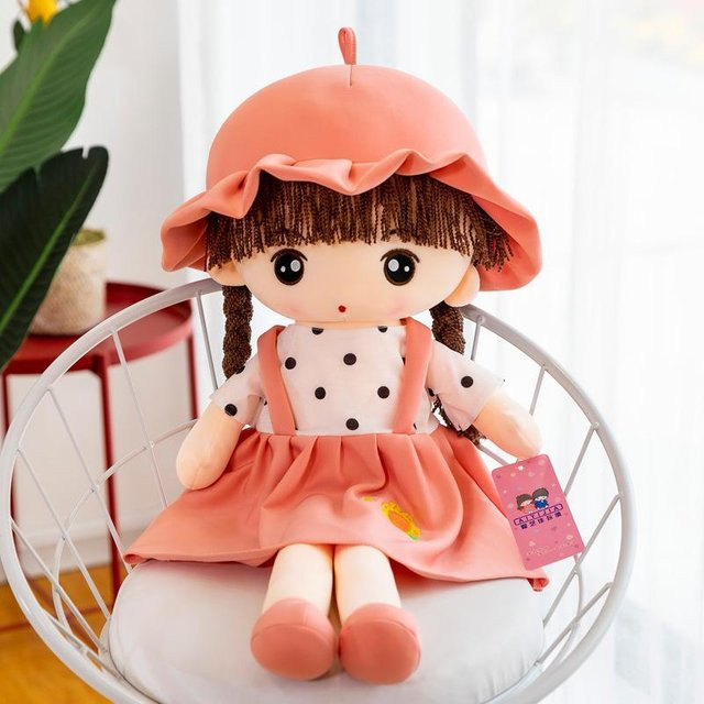 Yiran Health & Beauty Super Kawaii Plüschtier mit Kleidung, 45cm, Rosa / Pink - Bild 1
