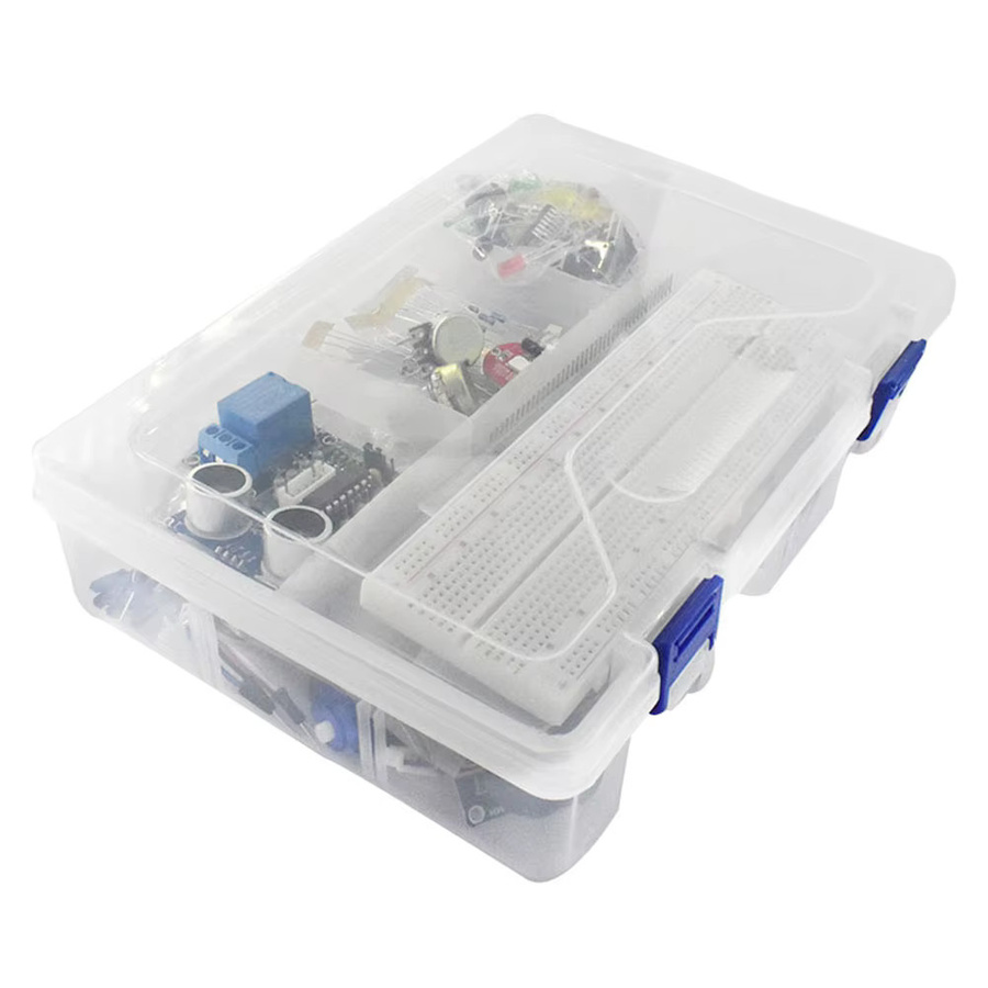 Arduino Uno R3 Starter Kit mit Steckbrett, Schrittmotor, Servo, 1602 LCD und Jumper-Kabeln in Multicolor - Bild 3