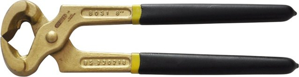 KS Tools BERYLLIUMplus Kneifzange aus Messing in Gold, Länge: 230 mm - Bild 2