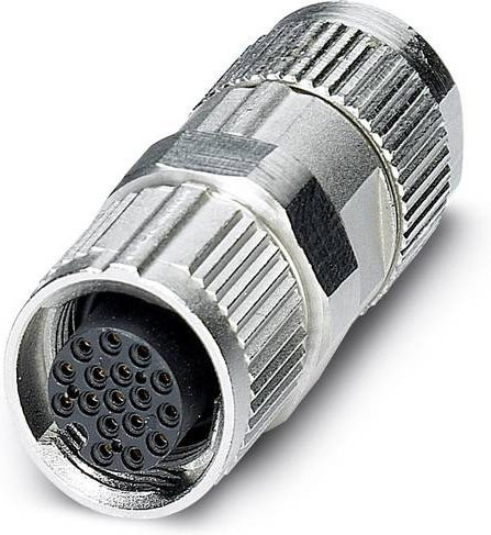Phoenix Contact 1559644 Sensor-Aktor-Steckverbinder unkonfektioniert Buchse gerade Polzahl 17 Farbe Silber - Bild 1