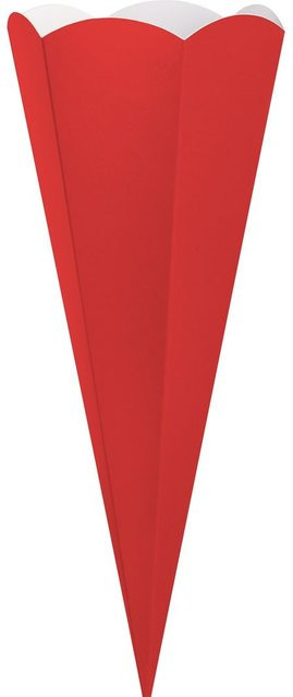 Schultüten-Zuschnitt in Rot - Bild 1