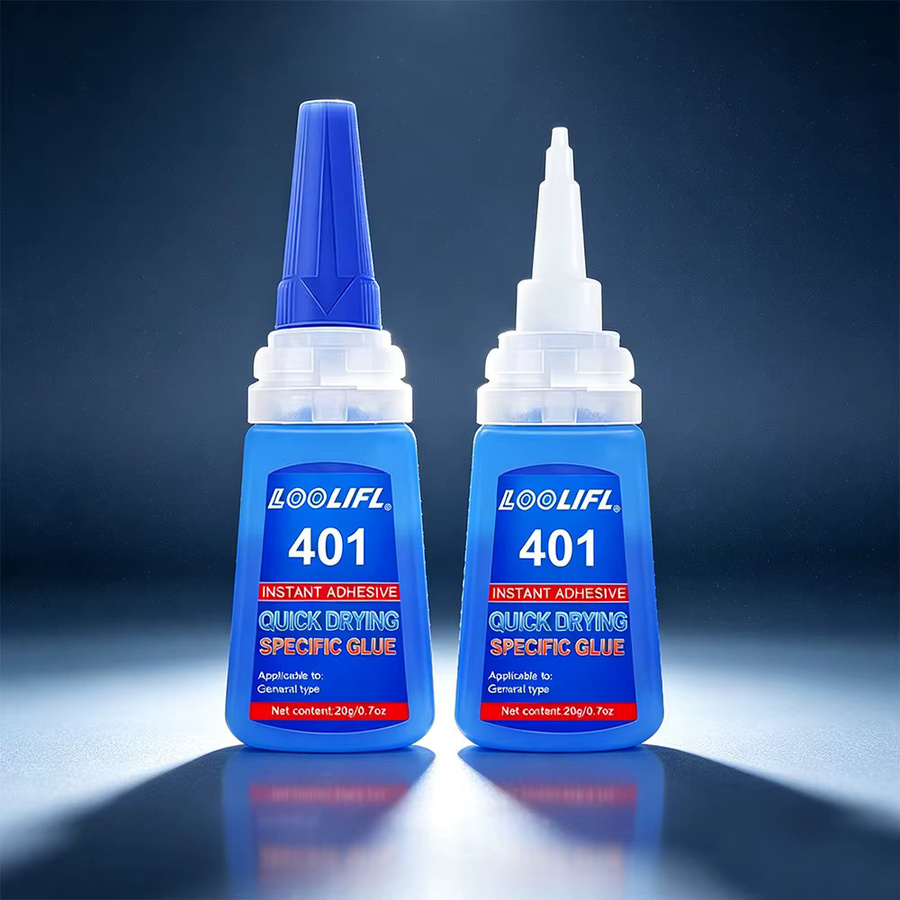 LOOLIFL 401 Schnell trocknender Mehrzweck-Superkleber für Kunststoff, Metall, Keramik und Schuhe, 3,0 ml, Blau - Bild 2