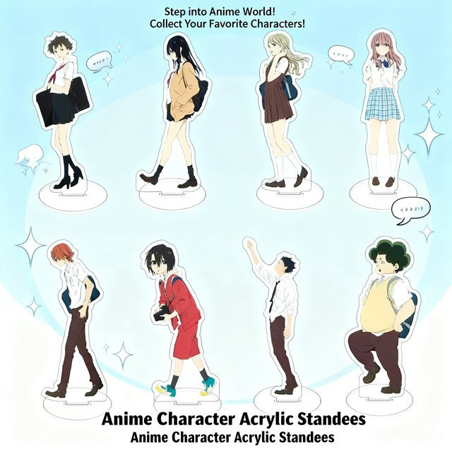 Bandai A Silent Voice, Acryl-Figur, Shoya Ishida Shoko Nishimiya, Standee - Bild 1