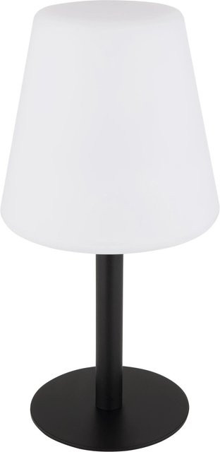 Globo Solarleuchte aus Metall mit RGBW LED in Schwarz Matt für den Außenbereich, Höhe: 30 cm - Bild 1