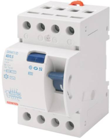 Gewiss GW94900 RCD Fehlerstrom-Schutzschalter 40A 400V in Weiß - Bild 1
