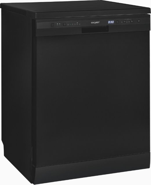 Geschirrspüler GSP6314-030C schwarz, freistehend mit Aquastop und automatischem Türöffnen, Edelstahl-Innenraum, B/T/H: 60,0 x 60,0 x 84,5 cm - Bild 1