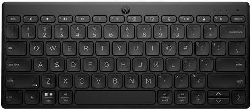 HP 350 Kabellose Bluetooth Tastatur QWERTZ Deutsch Schwarz - Bild 1