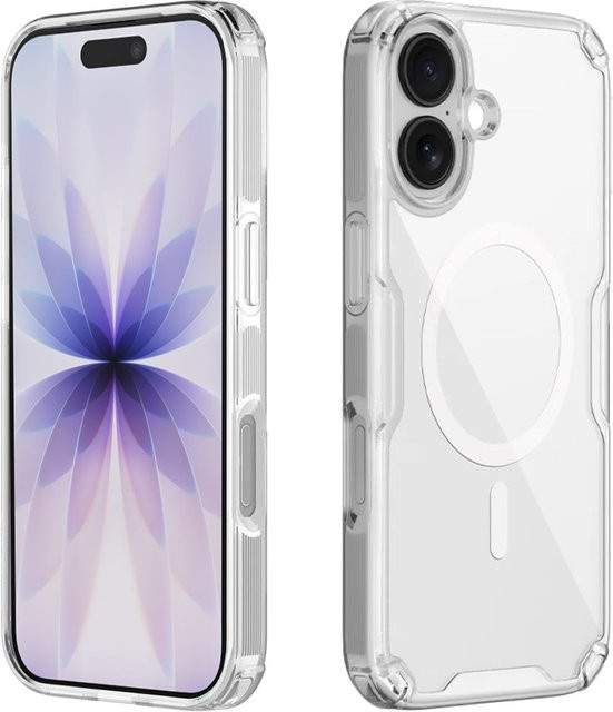Nillkin Nature Pro MagSafe-Hülle für Apple iPhone 17 in Weiß und Transparent - Bild 1