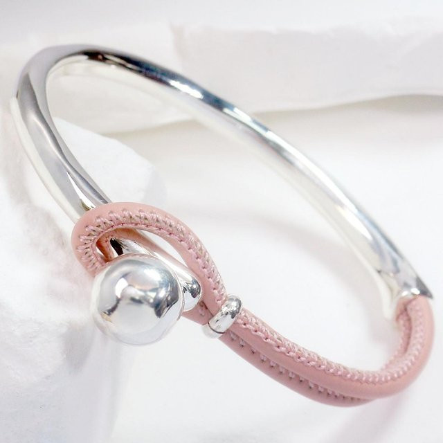 Armband Lederseil, Silber, Damen - Bild 1