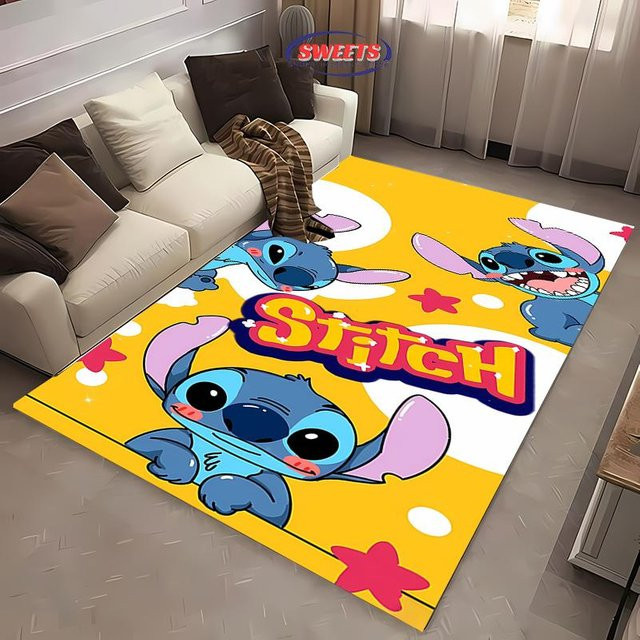 Karpetti Disney Lilo & Stitch Themen-Teppich, rutschfest und maschinenwaschbar, B: 80 cm, T: 140 cm - Bild 1