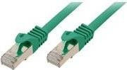 shiverpeaks BASIC-S RJ45 Patchkabel Cat.7 S/FTP PIMF Ethernet LAN Rohkabel Halogenfrei, Farbe: Grün, Länge: 20,0 m - Bild 1