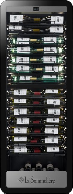 La Sommelière APOGEE185DZPRO Doppelzonen Weinkühlschrank in Schwarz mit App-Steuerung und Glasfront - Bild 2
