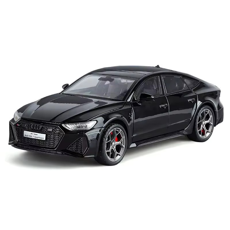 RMZ city RS7 R8 Sportwagenmodell, 1:24, Metall, Gummi, mit Licht und Sound - Bild 5