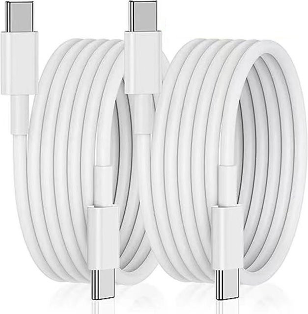 ILEPO USB-C Schnellladekabel 60 W PD Ladedatenleitung in Weiß für iPhone 16 Pro Max 16 Pro 16 Plus - Bild 1