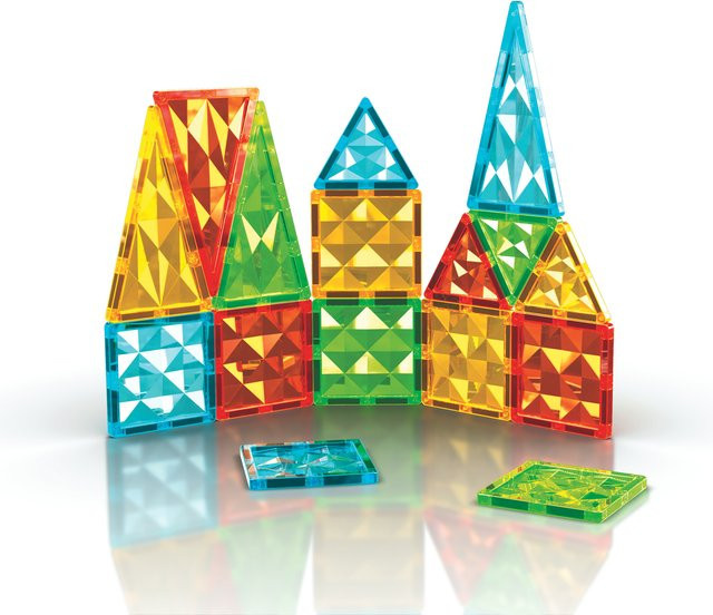 Geomag Magnetic Tiles Gems, Grundspiel, ab 3 Jahren - Bild 1